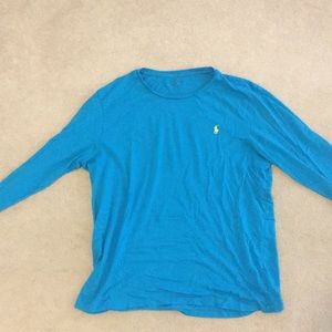 Polo Ralph Lauren Longsleeve Caribbean Blue Tee 🌴